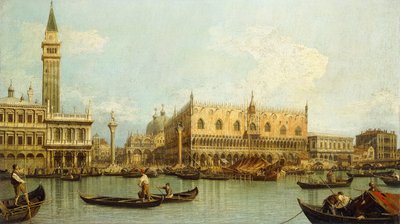 O Molo, Veneza, do Bacino di S. Marco, de Giovanni Antonio Canal