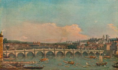 Ponte de Westminster, c1746 de Giovanni Antonio Canal