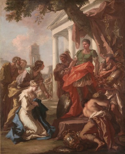 A continência de Cipião de Giovanni Antonio Pellegrini