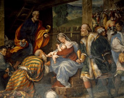 Adoração dos Magos de Giovanni Antonio Pordenone