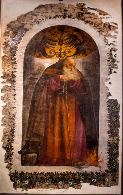 Santo Antônio (óleo sobre tela) de Giovanni Antonio Pordenone