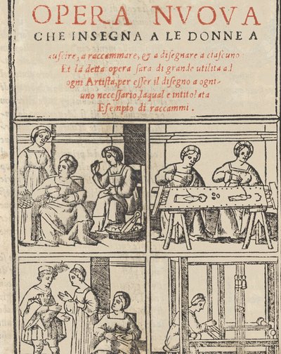 Exemplo de recammi, 1530. de Giovanni Antonio Tagliente