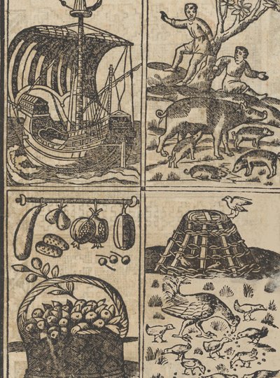 Exemplo de recammi, página 9 reto, 1530. de Giovanni Antonio Tagliente