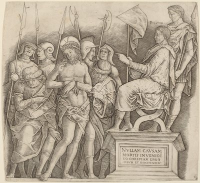 Cristo diante de Pilatos de Giovanni Antonio da Brescia