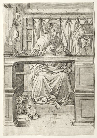 São Jerônimo em seu estudo de Giovanni Antonio da Brescia