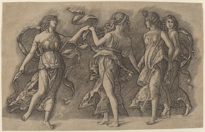 Quatro Musas Dançantes de Giovanni Antonio da Brescia, after Andrea Mantegna