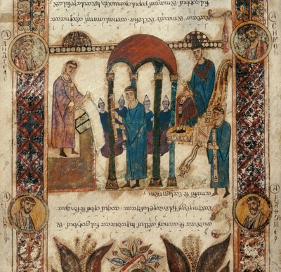 Recitação do Exuleto durante a Vigília Pascal. Exulteto da Catedral de San Sabino em Bari de Phillipe de Marlier