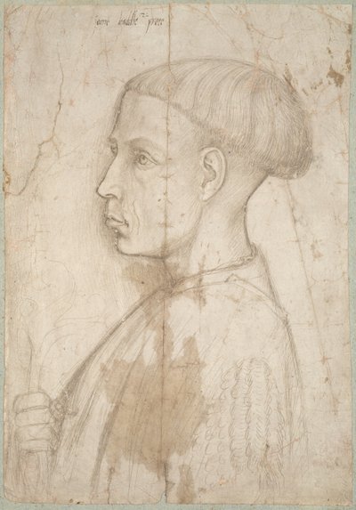 Busto de um jovem de perfil de Giovanni Badile
