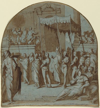 A entrada de Santo Antonino em Florença de Giovanni Balducci