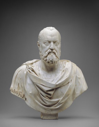 Busto de Cosimo I, Grão-Duque da Toscana, c.1572 (mármore) de Giovanni Bandini