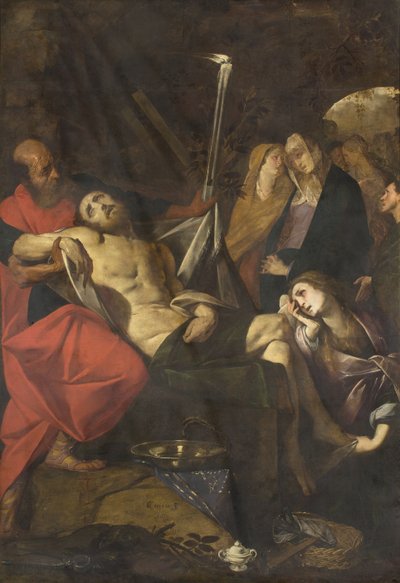 Lamentação de Cristo de Giovanni Battista  Crespi
