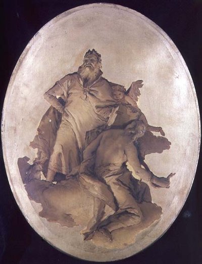 Alegoria do Mérito e da Prudência de Giovanni Battista Tiepolo