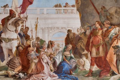 Continência de Alexandre, o Grande (detalhe) de Giovanni Battista Tiepolo