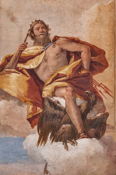 Alojamentos para hóspedes, a Sala do Olimpo: "Júpiter" de Giovanni Battista Tiepolo