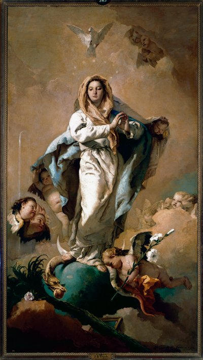 Concepção imaculada de Giovanni Battista Tiepolo