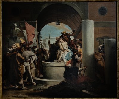 Cópia de The Crowning of Thorns, meados do século XVIII (óleo sobre tela) de Giovanni Battista (1696 1770) (workshop of) Tiepolo