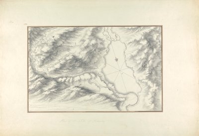 Plano do Lago Tiberíades de Giovanni Battista Borra