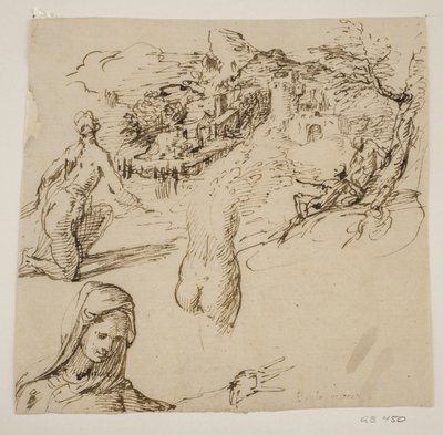 Guerreiro adormecido de Giovanni Battista Caracciolo
