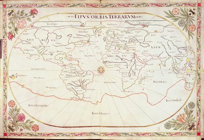 Adicional Ms 11765: Mapa-múndi de Giovanni Battista Cavallini