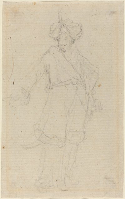 Um turco [reto] de Giovanni Battista Cipriani