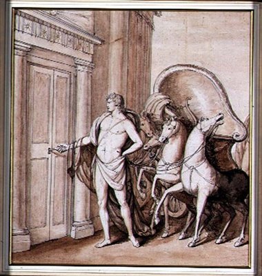 Apollo e a sua carruagem de Giovanni Battista Cipriani