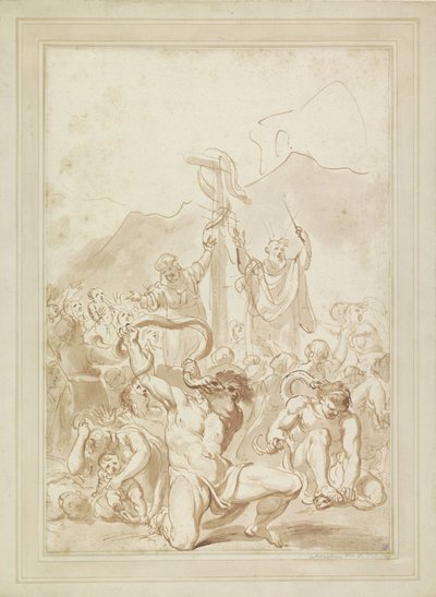 A Adoração da Serpente de Bronze de Giovanni Battista Cipriani
