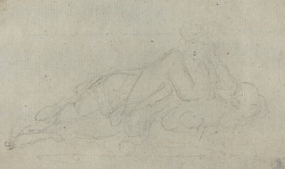Mulher Reclinada [verso] de Giovanni Battista Cipriani