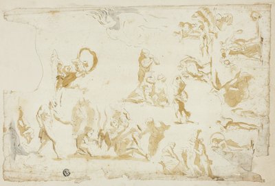 Esboços de temas mitológicos de Giovanni Battista Cipriani