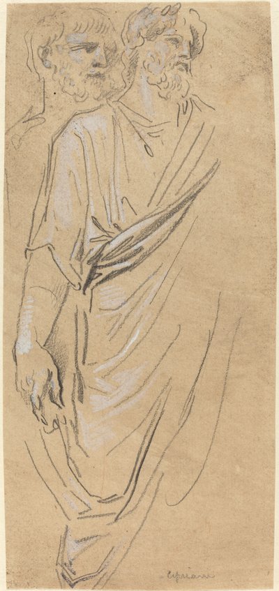 Estudos de uma Figura Clássica de Giovanni Battista Cipriani