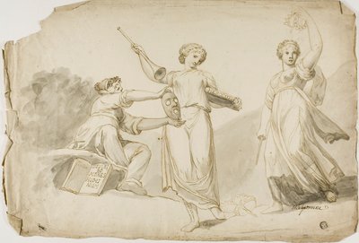 Thalia, Clio e Melpomene de Giovanni Battista Cipriani