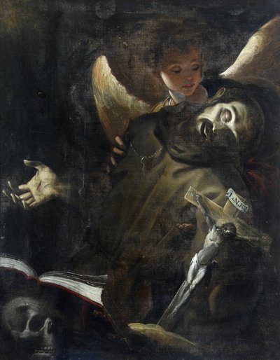 São Francisco em êxtase, c. de Giovanni Battista Crespi