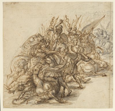 Uma cena de batalha, de Giovanni Battista Foggini