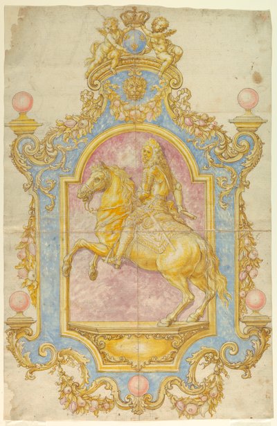 Desenho, Decoração de parede para Cosimo III de