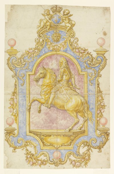 Decoração de parede para Cosimo III de &39;Medici de Giovanni Battista Foggini