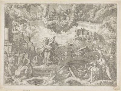 A Visão de Ezequiel de Giovanni Battista Fontana