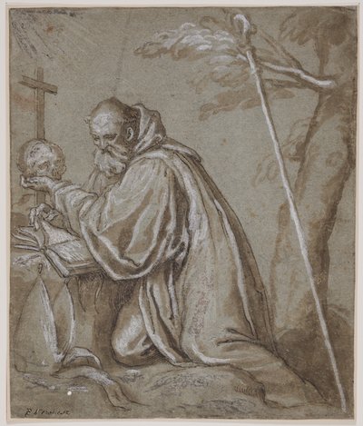 São Bernardo em penitência de Giovanni Battista Fontana