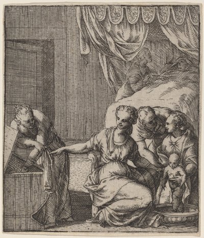 O Nascimento da Virgem de Giovanni Battista Fontana