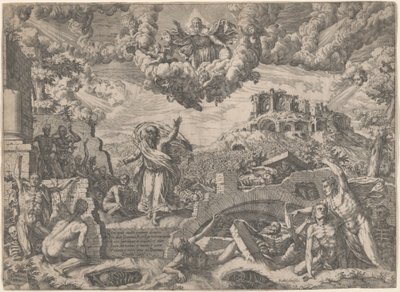 A Visão de Ezequiel de Giovanni Battista Fontana