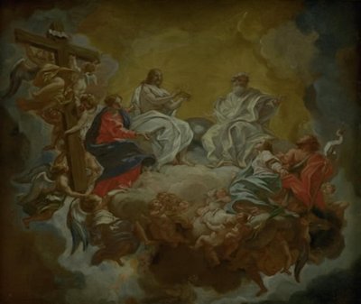 Santa Inês na Glória de Giovanni Battista Gaulli