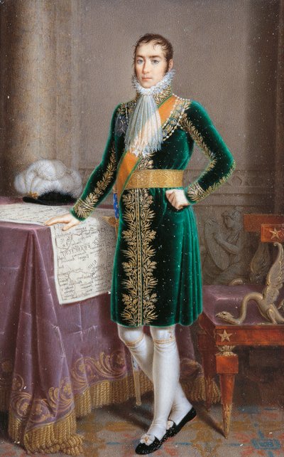 Retrato de Eugène de Beauharnais (Paris de Giovanni Battista Gigola