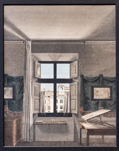 O estúdio do pintor em Parma de Giovanni Battista Gubernatis