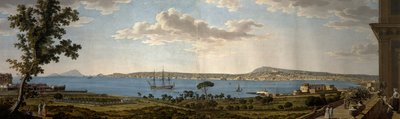 Vista de Posillipo e Nápoles de Portici de Giovanni Battista Lusieri