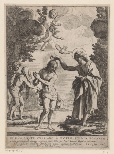 Batismo de Cristo de Giovanni Battista Mercati