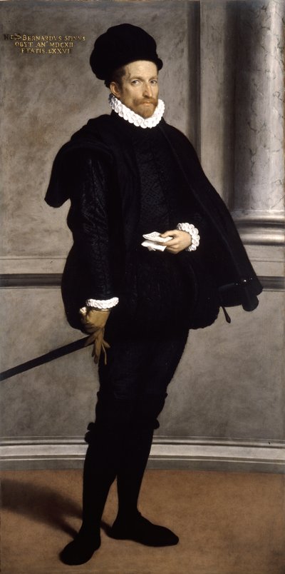 Retrato de Bernardo Spini, ca 1573-1575. de Giovanni Battista Moroni