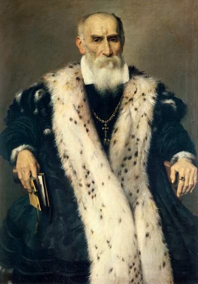 Retrato de Gian Gerolamo Albani, de Giovanni Battista Moroni (ca. 1525-1578), óleo sobre tela de Giovanni Battista Moroni