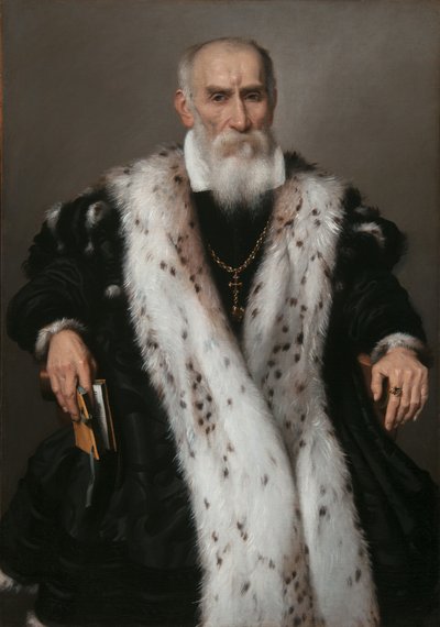 Retrato de Gian Girolamo Albani 1504-1591, 1573. de Giovanni Battista Moroni