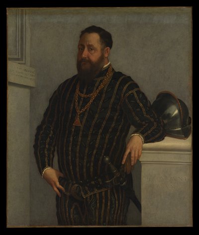 Retrato de um homem de Giovanni Battista Moroni