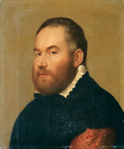 Retrato de um cavalheiro (óleo sobre tela) de Giovanni Battista Moroni