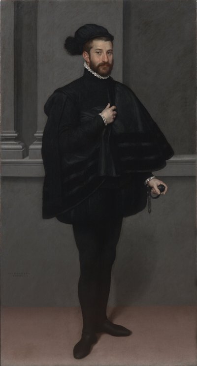O Cavaleiro de Negro de Giovanni Battista Moroni