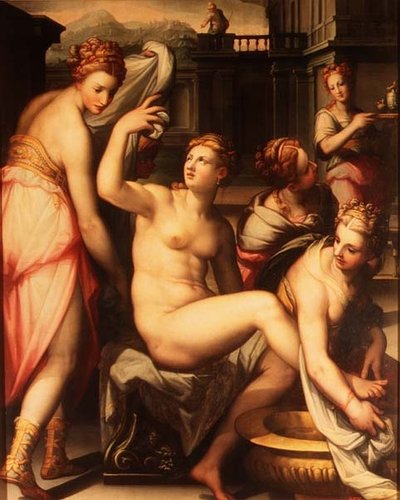 Banho de Banho em Banheba de Giovanni Battista Naldini